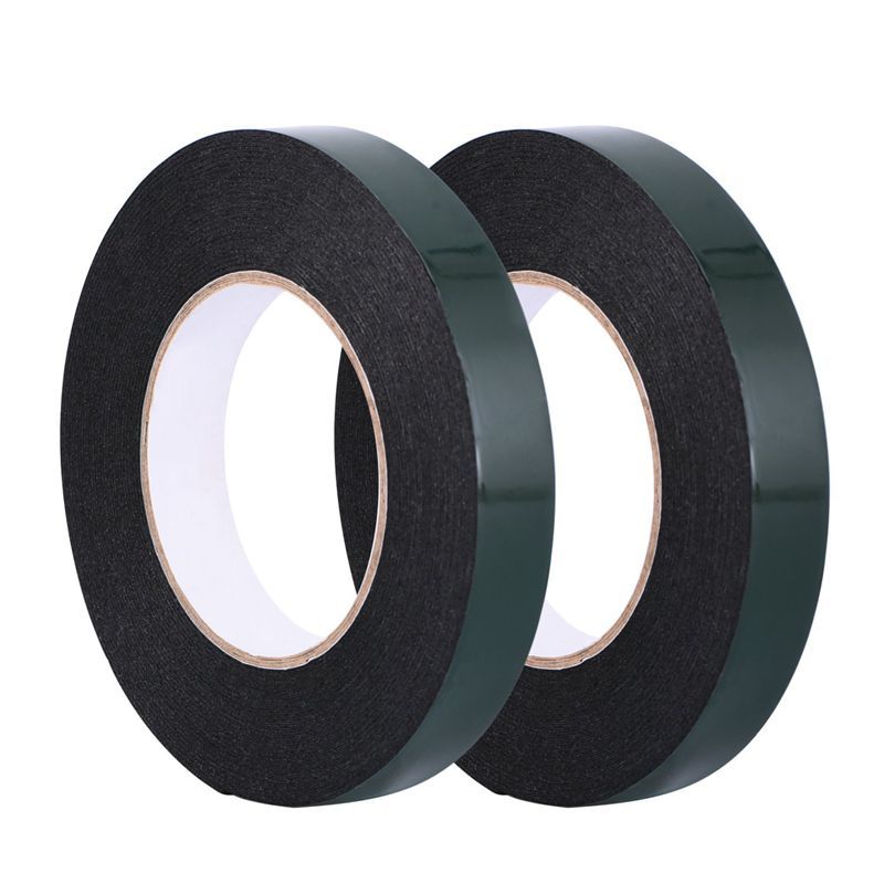 20 m (20mm) Double Sided Foam Tape Sponge Tape Waterproof Mounting Adhesive Tape Roll, Black