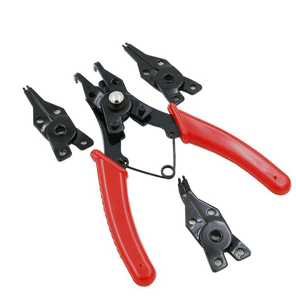 4-in-1 Snap Ring Pliers Plier Set DIY Circlip Combination Retaining Clip