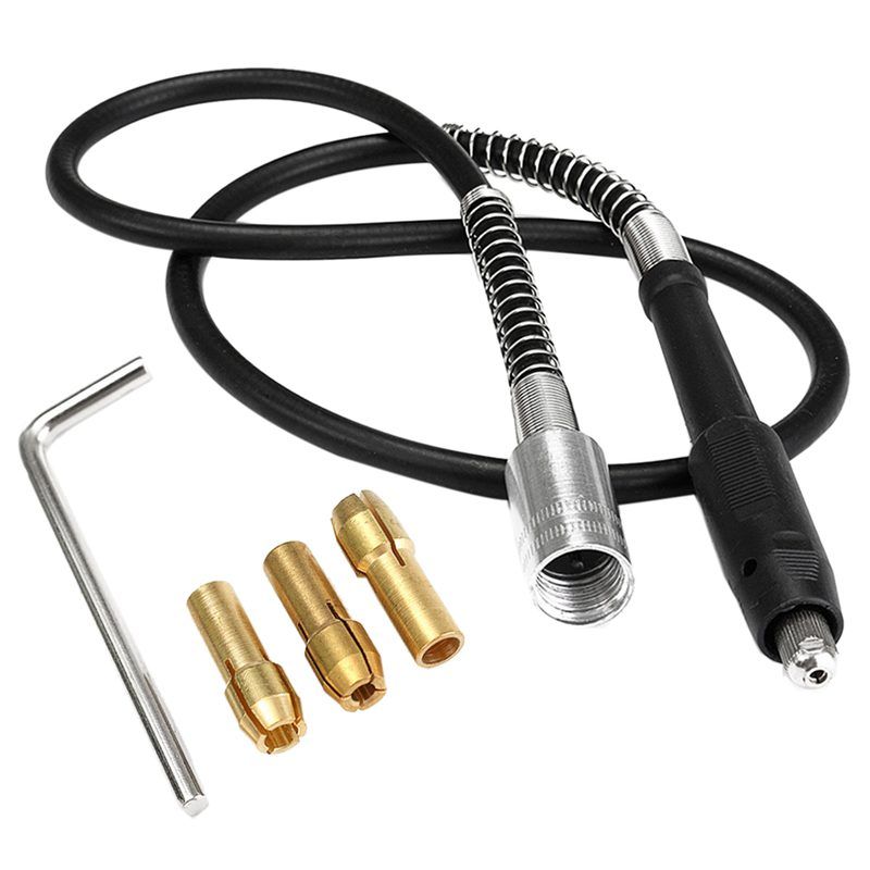 42inch 107cm Corded Grinding Electric Flex Flexible Shaft For Dremel Power Rotary -  Silver&black&gold