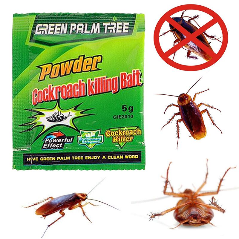 1pcs Effective Green Leaf Cockroach Killing Bait pests insect pesticides trap high quality