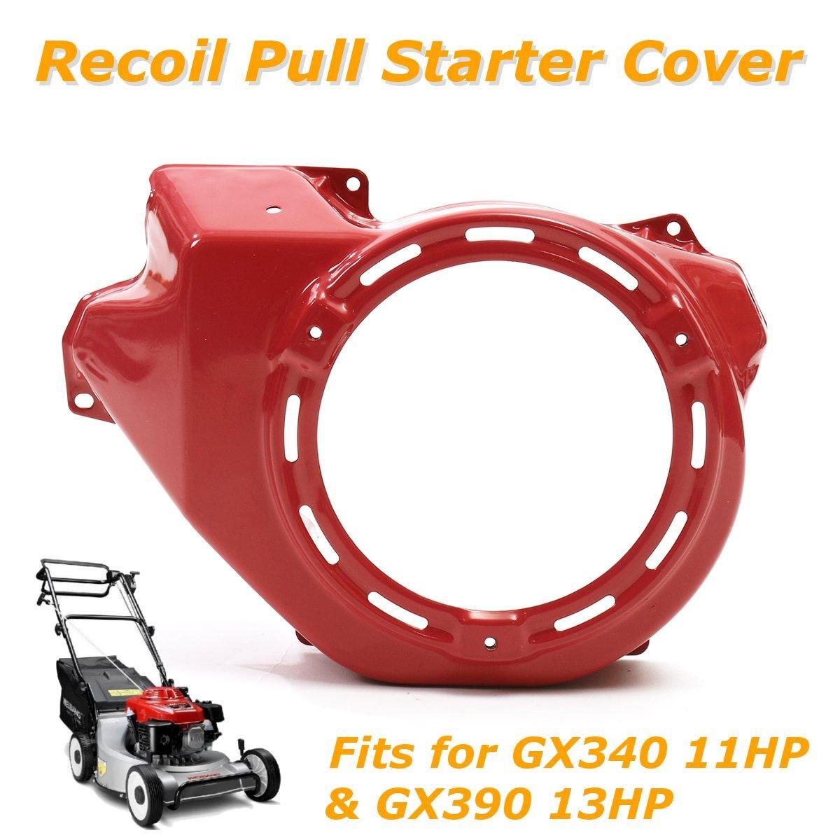 Recoil Pull Starter Cooling Fan Cover Shroud for HONDA GX340 11HP & GX390 13HP
