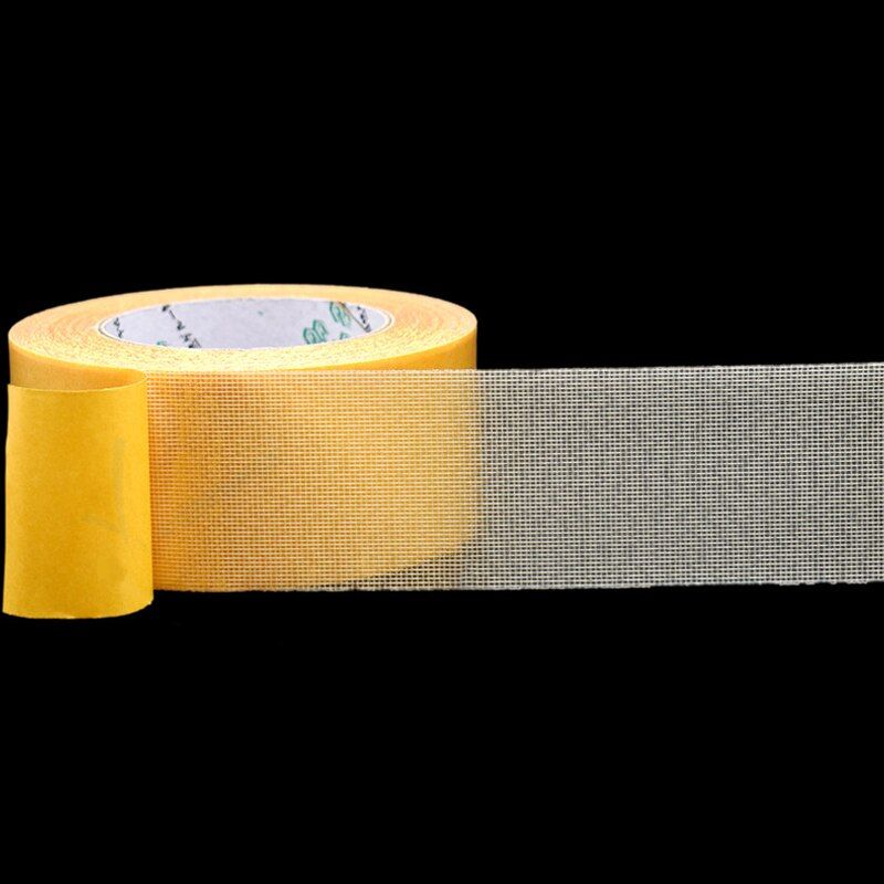 10meter Mesh Grid Cloth Double-sided Tape Adhesive Carpet Floor Leather Thick 0.35mm Fixing Sticky Carpet High-adhesive Tape