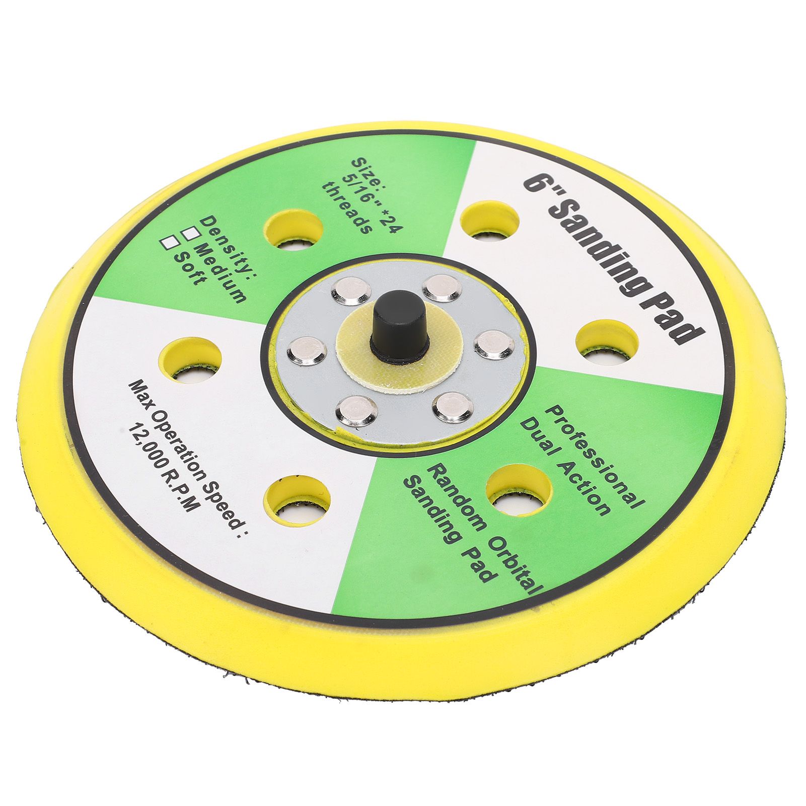 Universal 6In Abrasives Pad Round Abrasive Polishing Grinding Disc 6 Holes