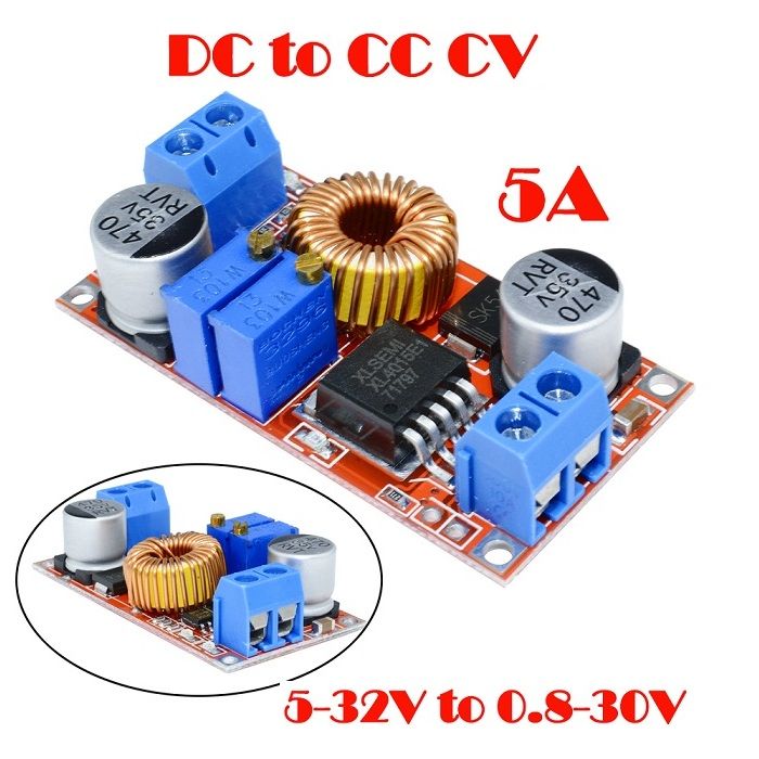 XL4015 5A DC to DC CC CV Lithium Battery Step down Charging Board Led Power Converter Lithium Charger Step Down Module XL4015E1 - Multi Plug