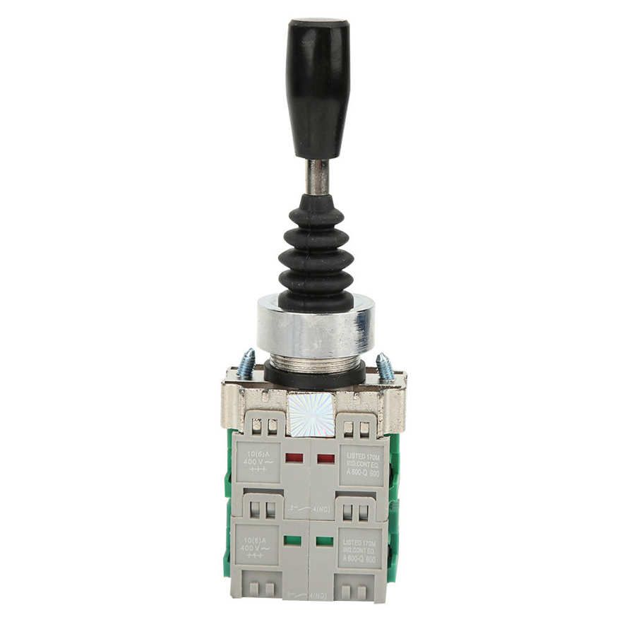 22mm Spring Return Joystick Switch 4 Position Momentary Cross Monolever