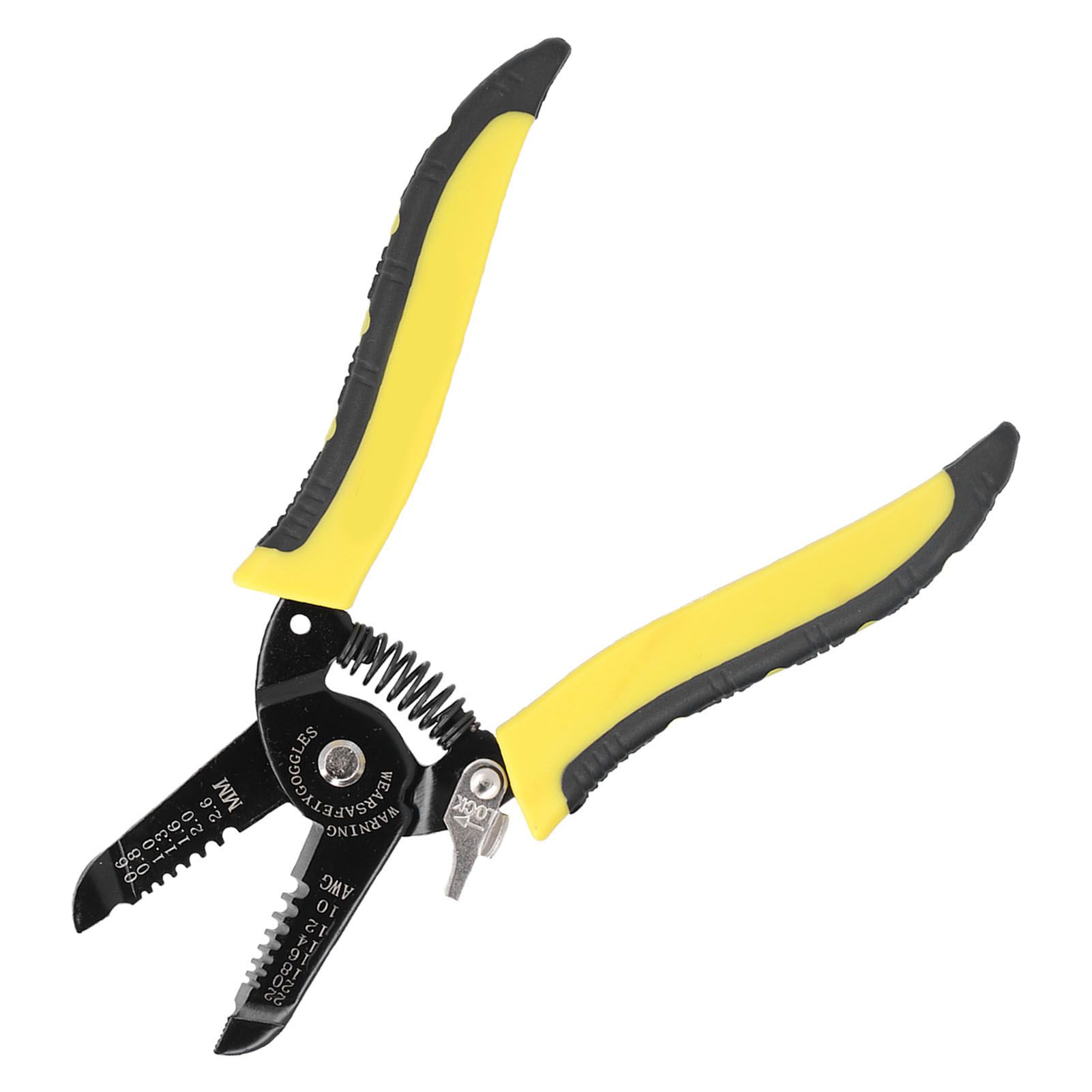 Chenmeng La Wire Stripper High‑Carbon Steel Stripping and Cutting Plier for Wires of 0.6‑2.6mm Diameter