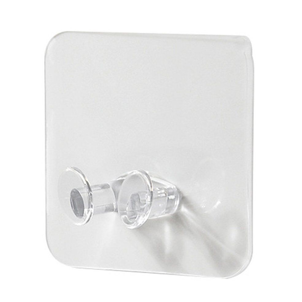 Powerful Seamless Electrical Plug Hook Transparent Adhesive Power Cord Socket