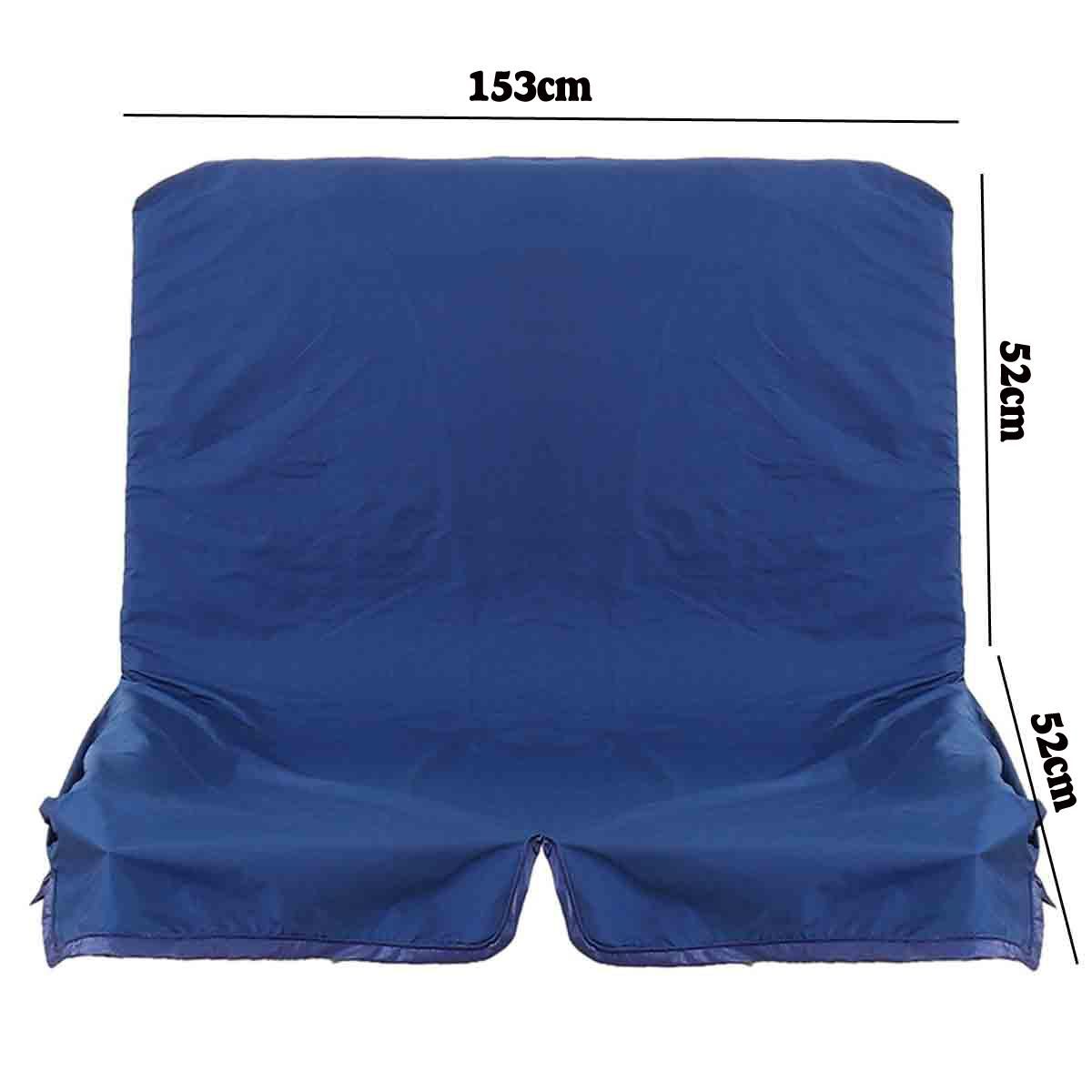 【LimitedOffer】3 Seat Swing Garden Swing Chair Cover Waterproof Dustproof UV Protector-153*52*52cm