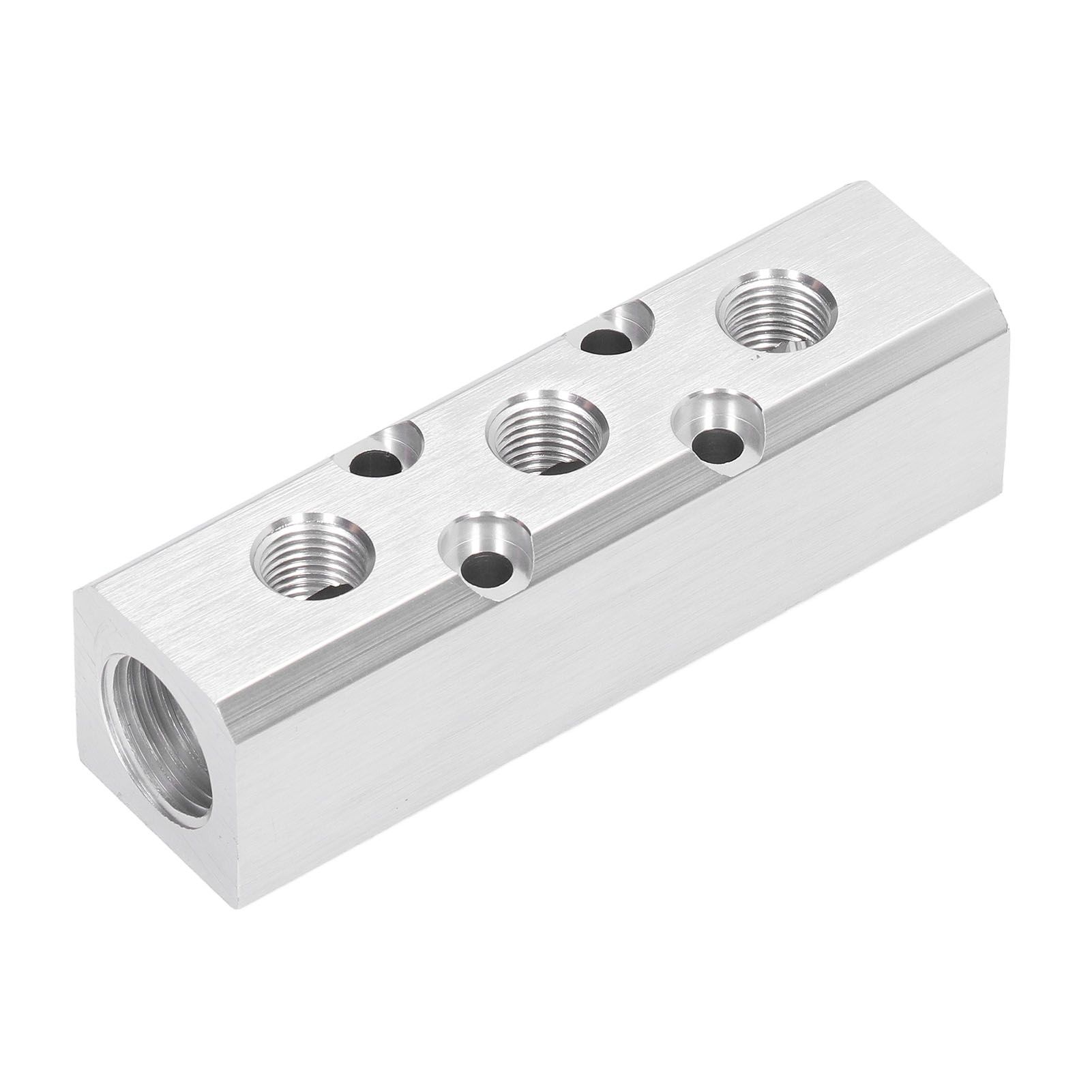Pneumatic Manifold Air Distribution Block Connector Splitter G1/2 to G1/4