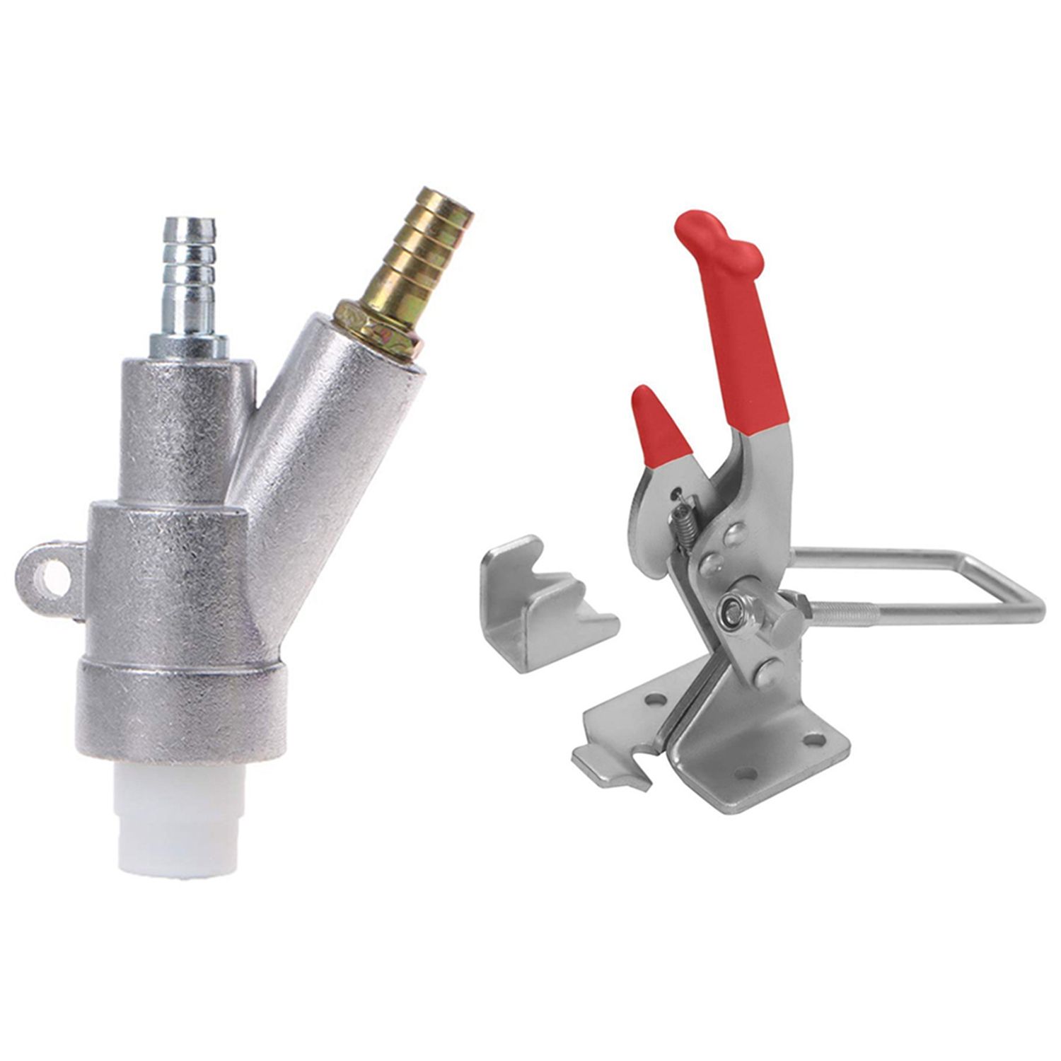 Individual 2Pcs 2000Lbs Capacity Heavy Duty Adjustable Latch U Bolt & 1Pcs Automatic Sand Blasting Machine, (Without Nozzle)