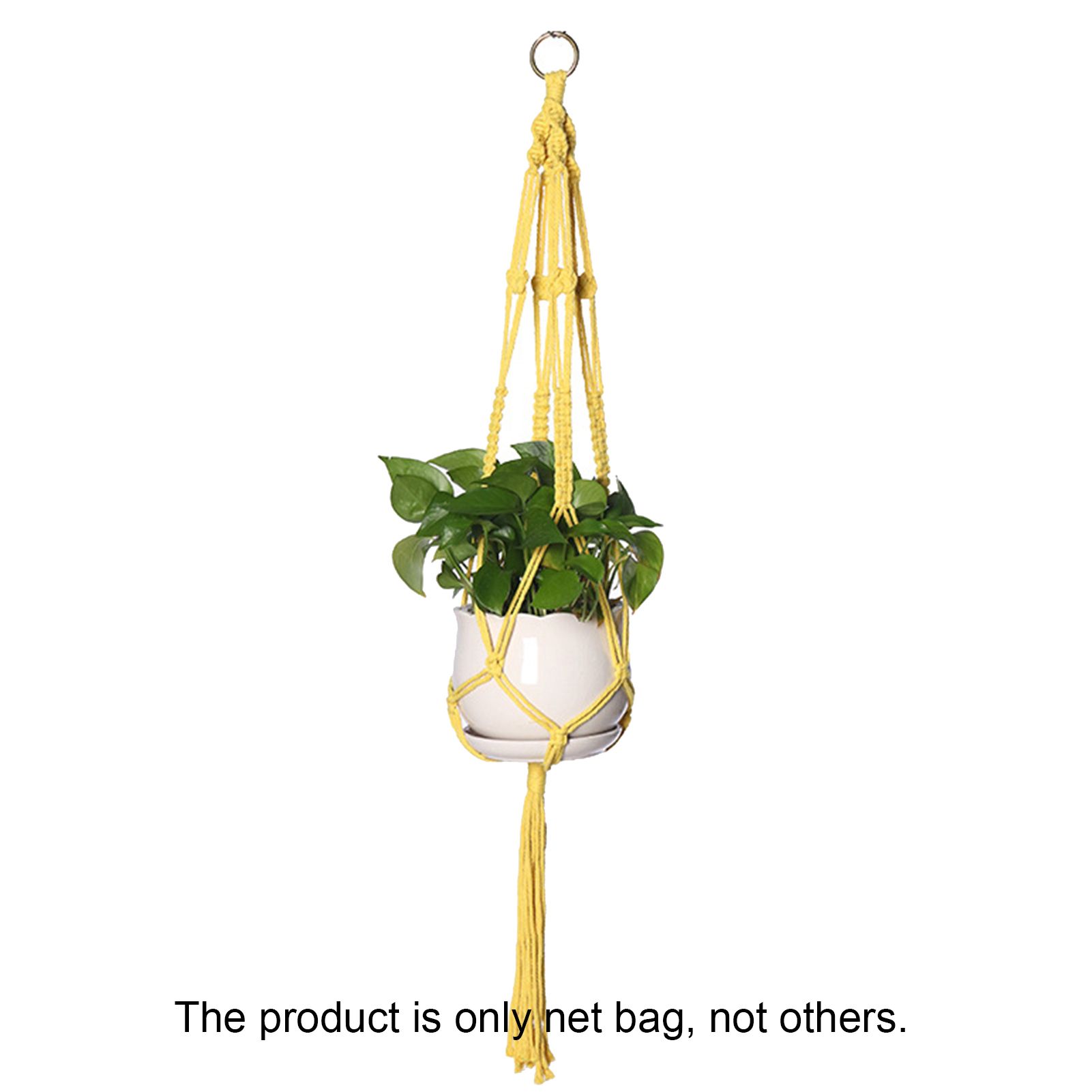 Flowerpot Hanger Exquisite Workmanship Decorative Boho Style Hanger