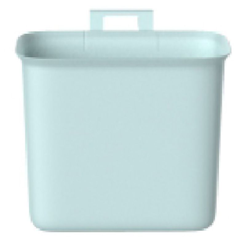 Kitchen Cabinet Trash Can Cabinet Hanging Door Garbage Bin Garbage Container Plastic Desktop Countertop Trash Can Bins Blue