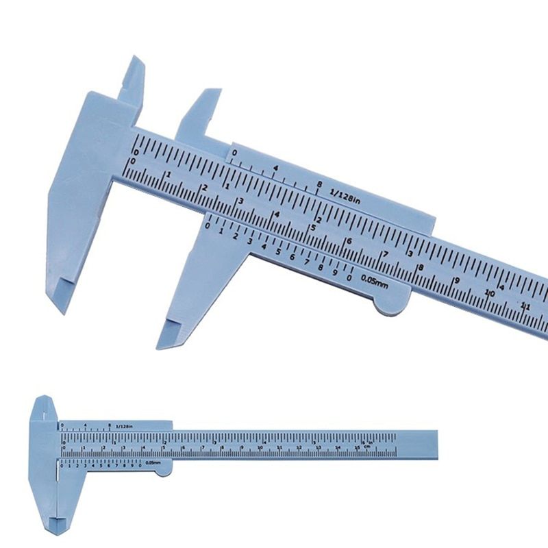 Urijk 0-150mm Caliper Measuring Tool 6 Inch LCD Display Digital Vernier Caliper Measuring Instrument Plastic Vernier Caliper-A05  15cm