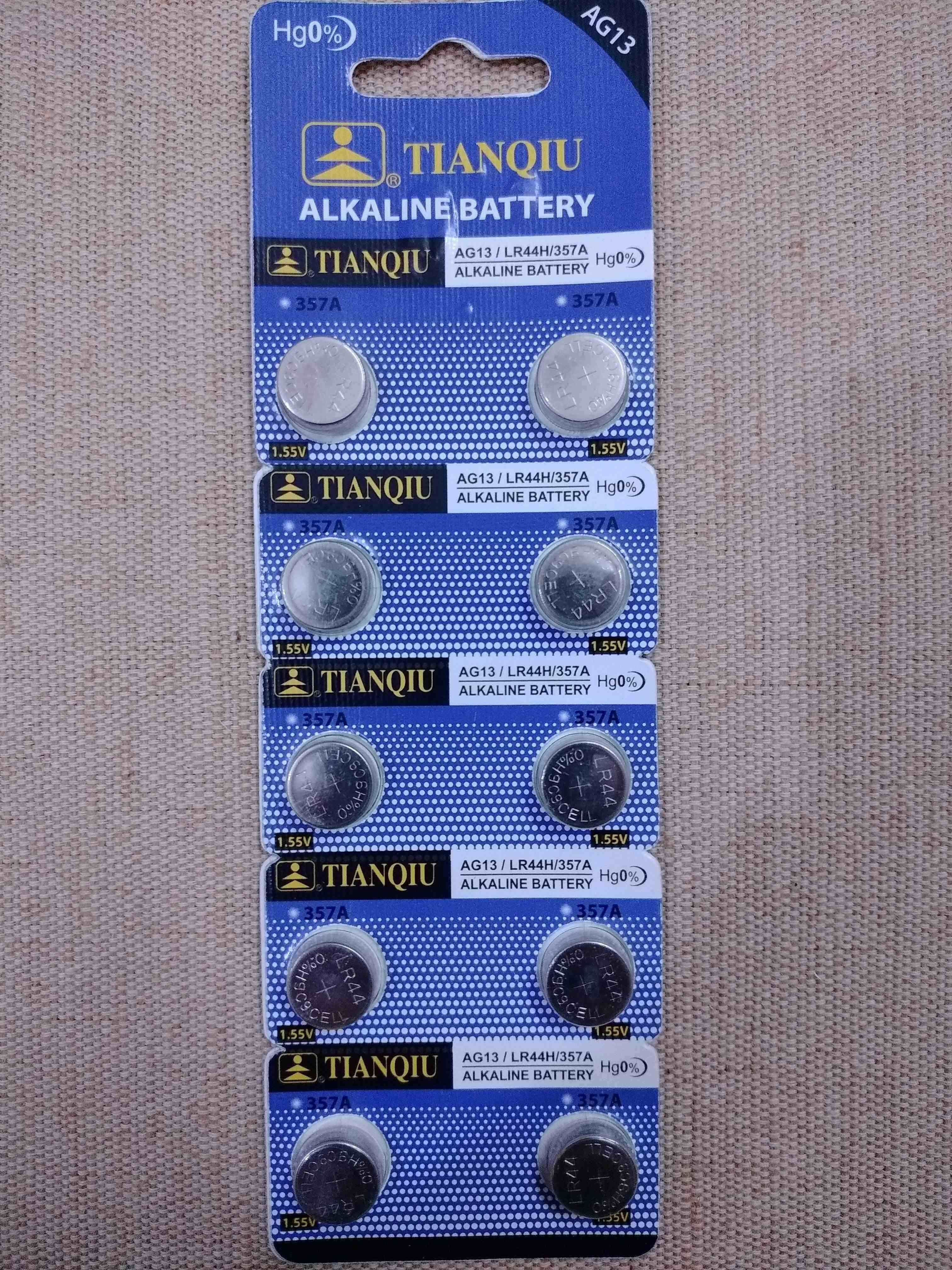 LR44/357/AG13 Alkaline Battery - 10 pcs