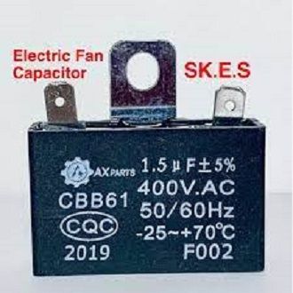 2pc    1.5 UF ELECTRIC FAN CAPACITOR TERMINAL TYPE