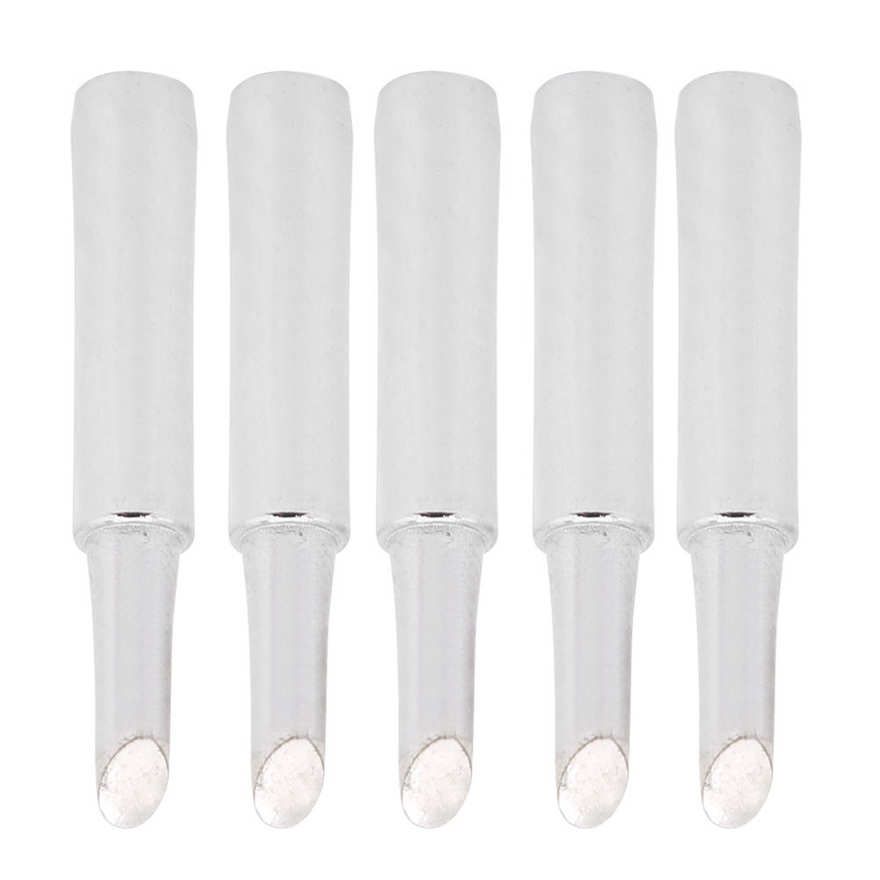 Lead‑Free Solder Tips 5PCs Soldering Iron Head Welding Tools 4C Horseshoe Shape 200‑480℃