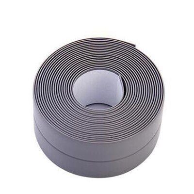 Kitchen Sink Bathroom Sealing Strip Tape Corner Door Gap Seam Sealing Tape PVC Mold Proof Waterproof Self adhesive Wall Stickers