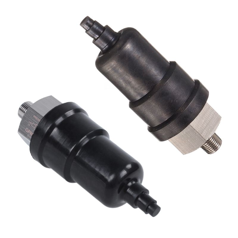 2 Pcs 1/8 Inch Male QPM11-NO Adjustable Diaphragm Type Pressure Switch Normal, QPM11-NO & QPM11-NC