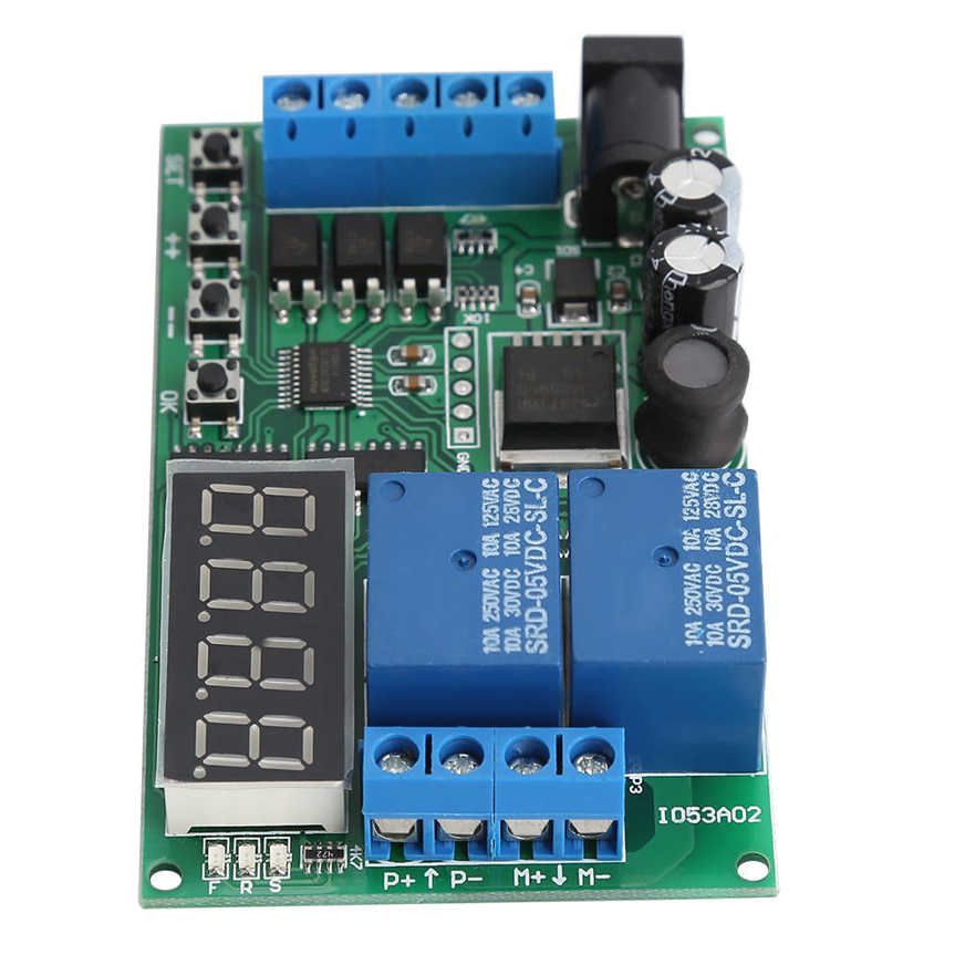 5V-24V Motor Forward/Reverse Controller Timing Delay Cycles Relay Module ec