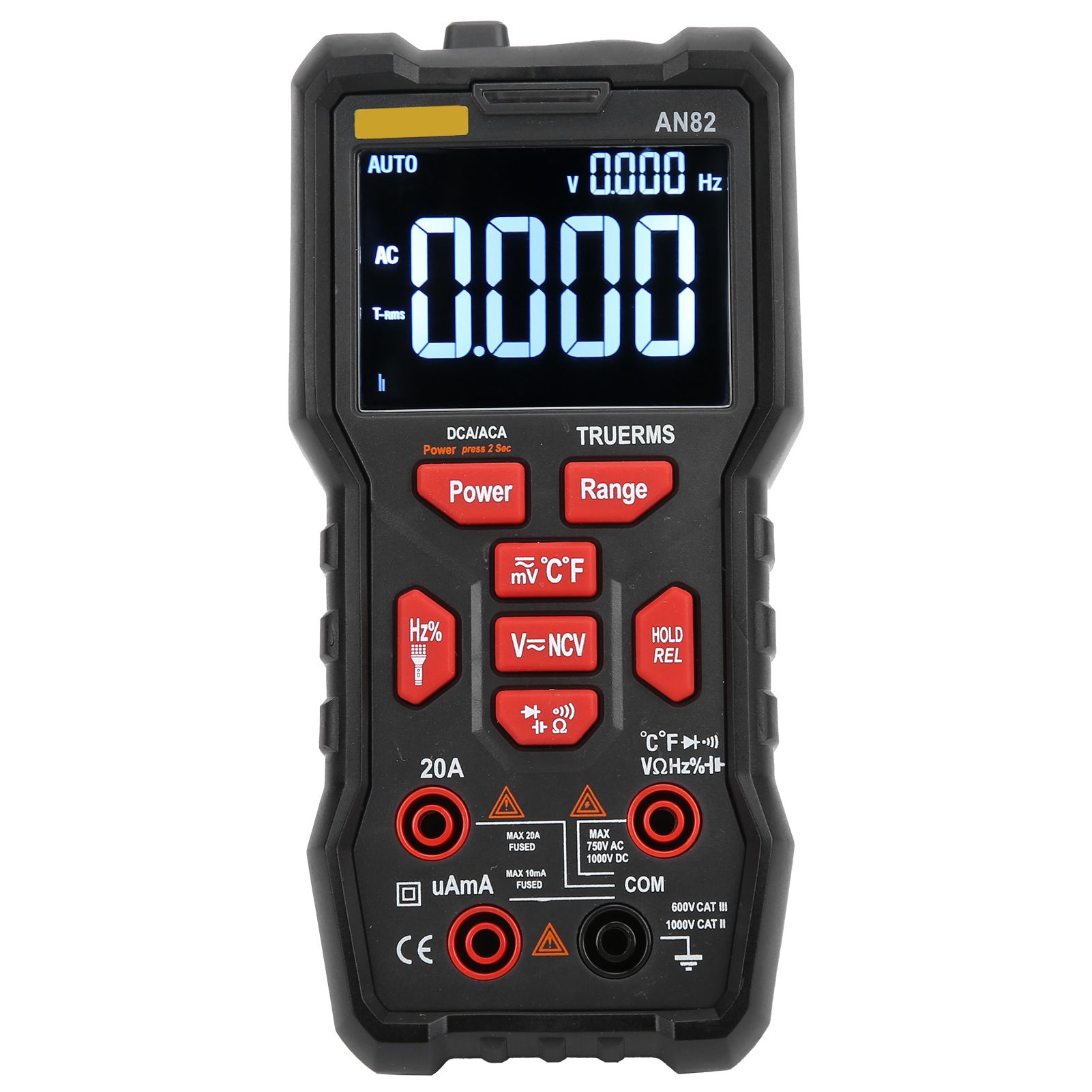 AN82 Auto Digital Multimeter with Multifunction Probe Intelligent Identification
