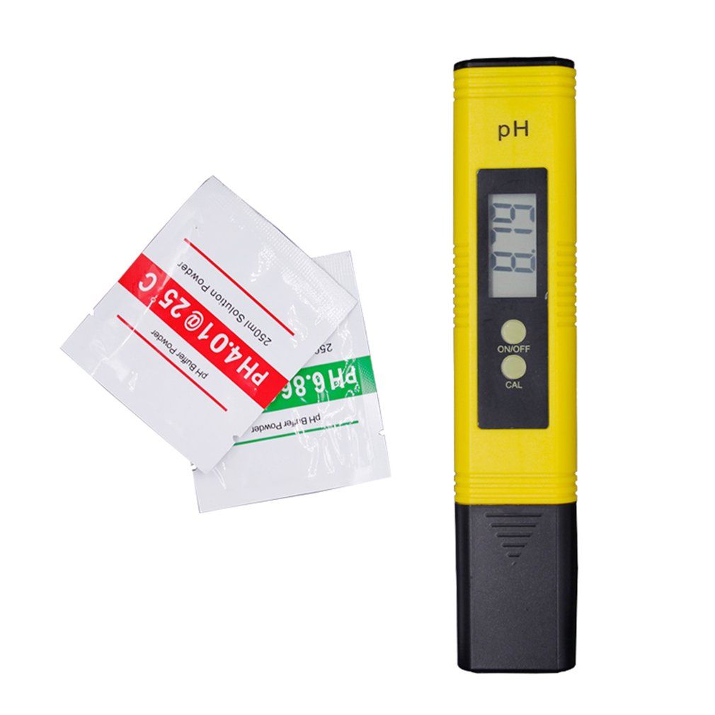 Portable Ph Ec Meter Temperature Tester Pen Water Measurement Meters Tools Yellow