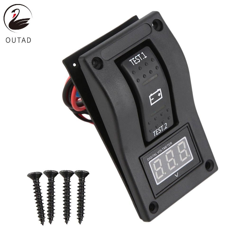 Splashproof Switches Panel With Digital Voltmter Good Quality Products