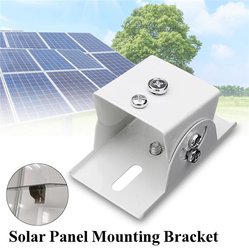 Solar Panel Mounting Bracket Clamp Aluminum Kit Set For RV Boat Off Grid Roof