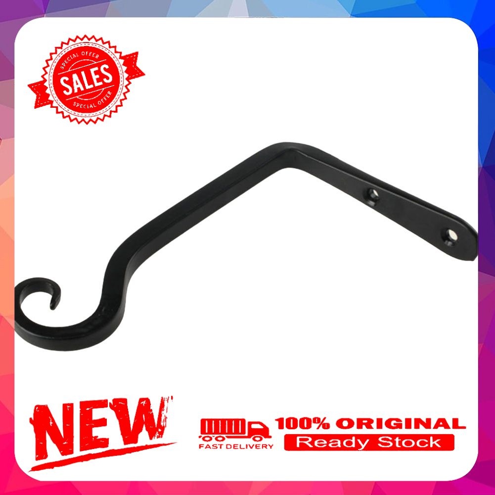 Metal Decorative Bracket Bent Curved Hook Hanging Flower Basket Clothes Hanger