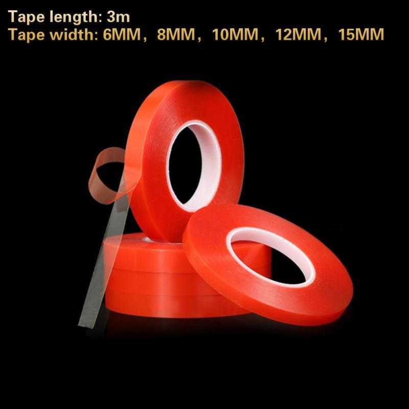Transparent Silicone Double Sided Tape Sticker For Car Home Washable High Strength No Trace Adhesive Tape Sticker Repair Tool