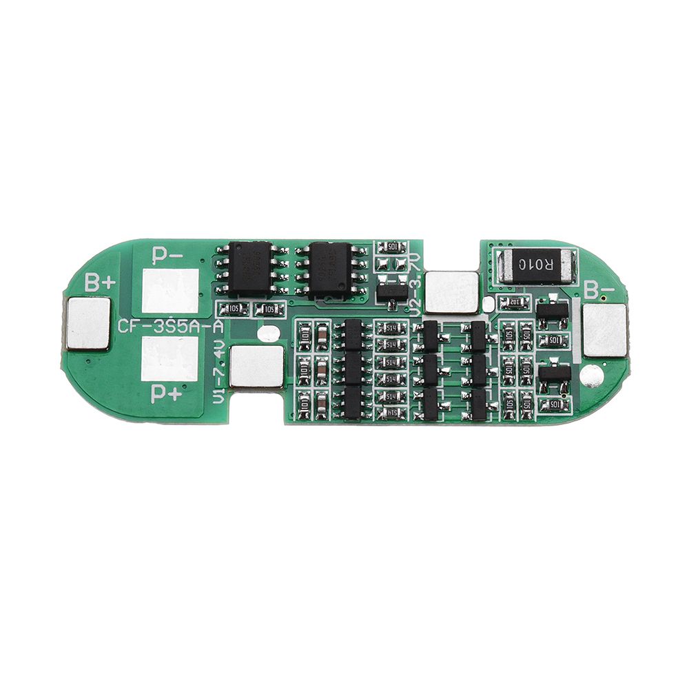 Three series 12V lithium cell protection board 18650 protection plate LED lamp solar energy street lamp massage apparatus protection board