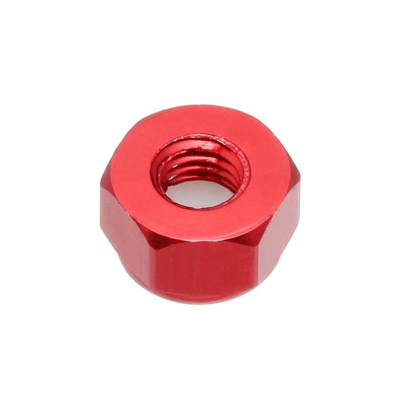 Accessories 10Pcs Colorful M3 Nylon Insert Self-Lock Alloy Aluminum Nuts Hex Lock Nut Set