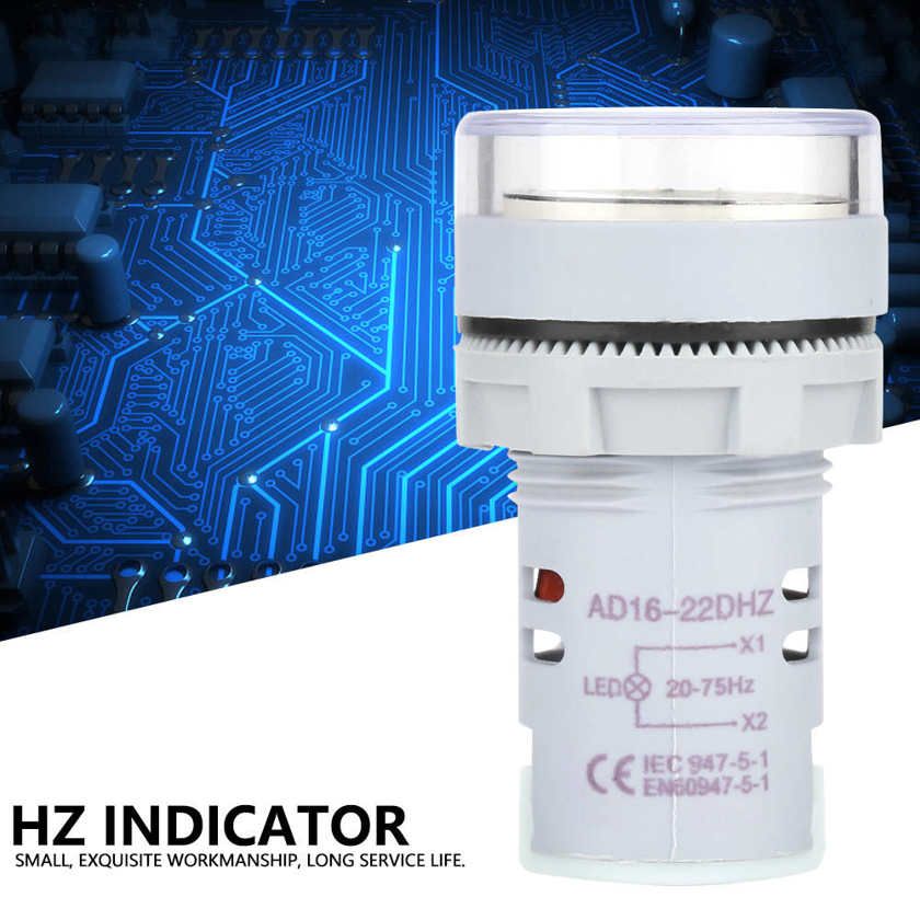 1x ST16HZ Round LED Digital Display Signal Hertz Frequency Indicator Light ls