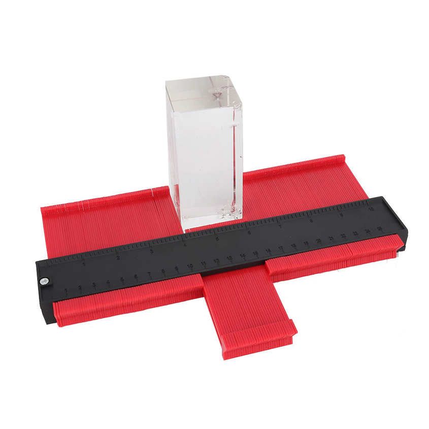 Carpenter Tool 10in ABS Plastic Irregular Shapes Measuring Contour Duplication Gauge Woodworking