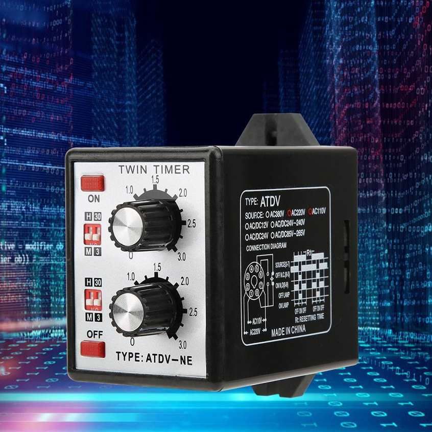 Knob Control Switch Relay On Off Timer Multi-Section ATDV-NE AC110V/220V