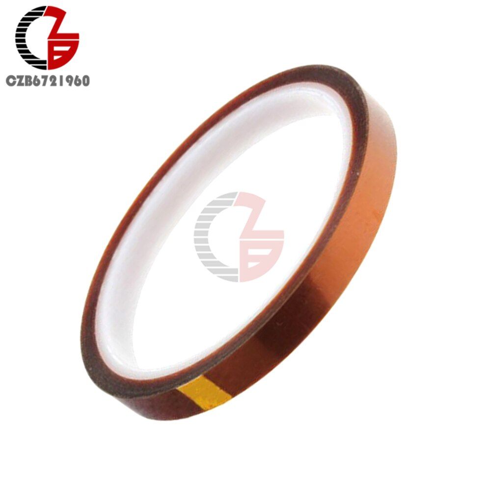 10MM 1CM 10MMx30M BGA High Temperature Heat Resistant Polyimide Gummed Adhesive Tape