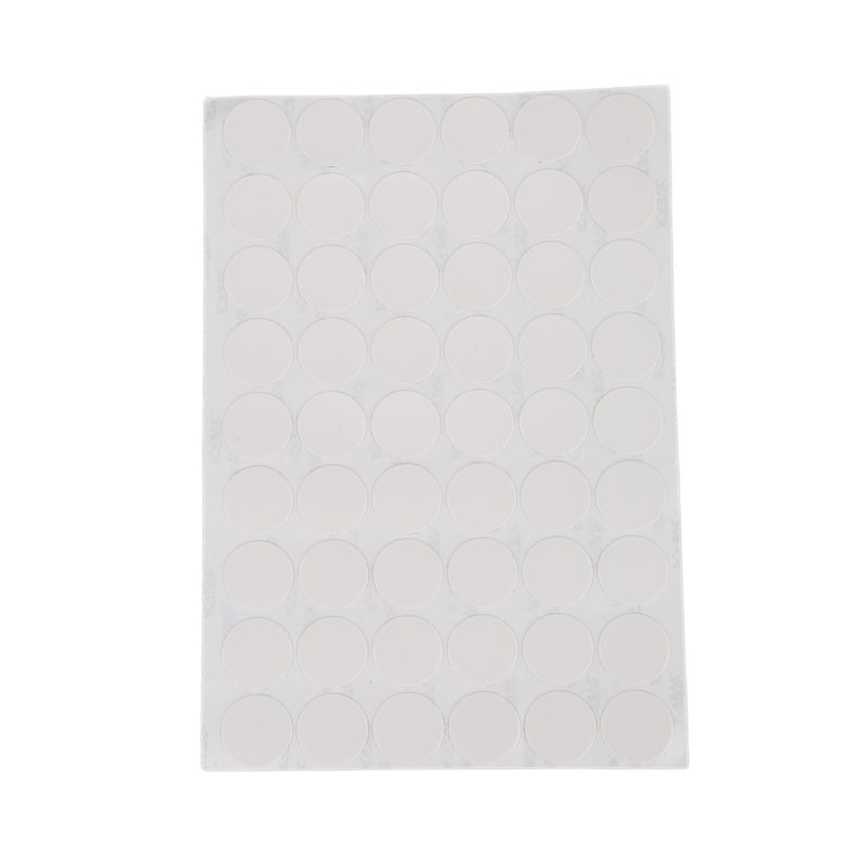 Wardrobe Cupboard Self-adhesive Screw Covers Caps Stickers 54 in 1 White