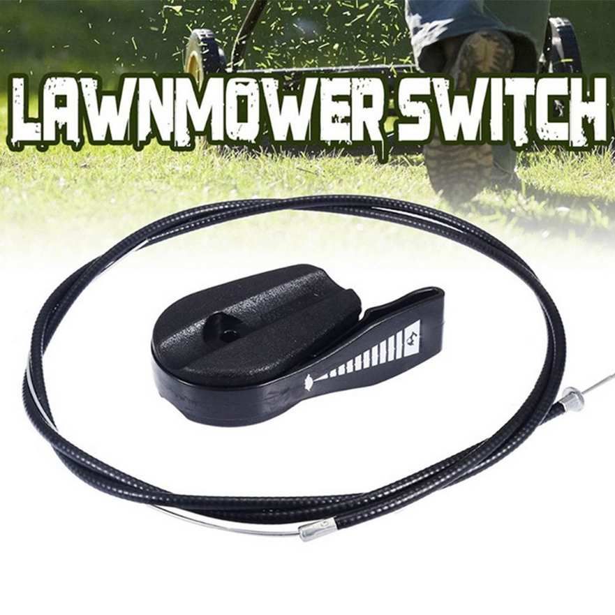 Lawnmower Throttle Switch Cable Lever Control Kit Garden Tools For Grass Cutters