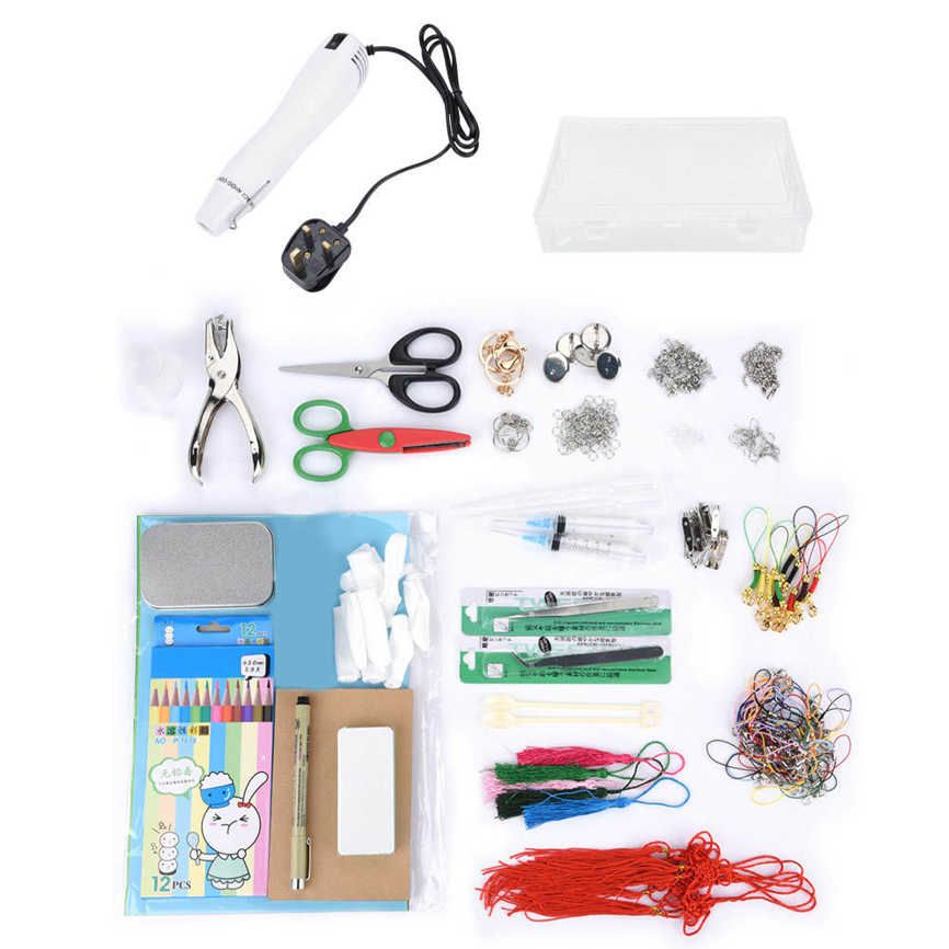 Plastic Heat Shrink Dinks Sheet Rubber Stamp Hot Shrinkable DIY Handmade Tool Kit