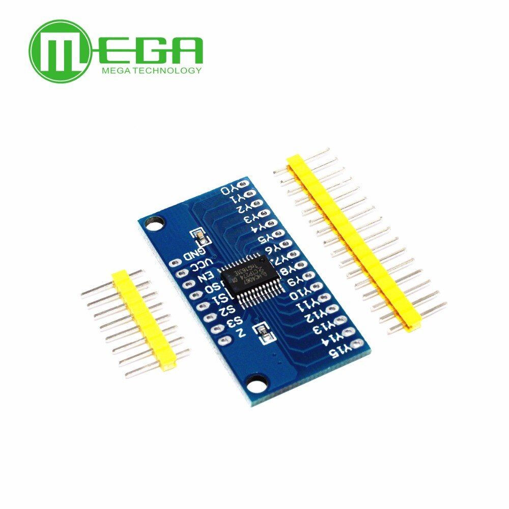 10PCS Smart Electronics CD74HC4067 16-Channel Analog Digital Multiplexer Board Module