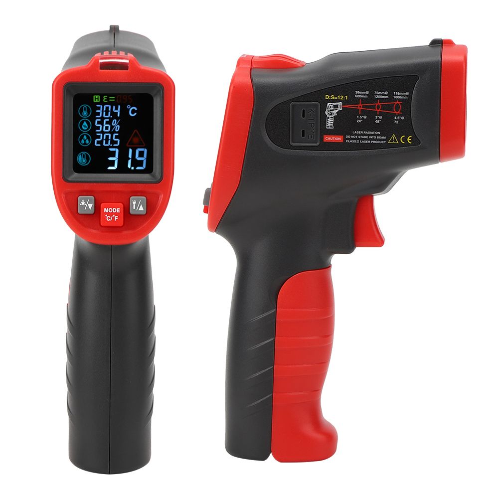 WT323C -50℃-650℃ Industrial Non-Contact Infrared Thermometer Handheld Tester