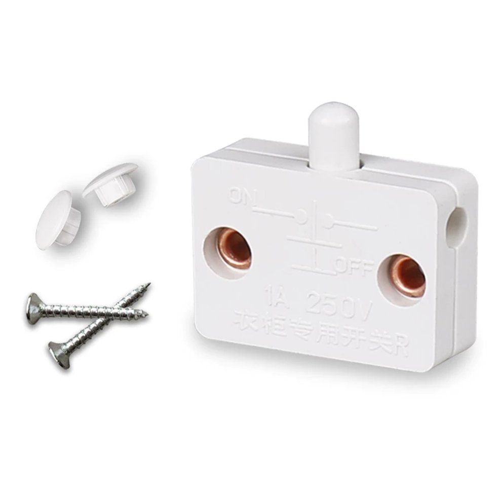 Closet Cabinet Light Switch Automatic Reset Switch Household Cabinet Switch