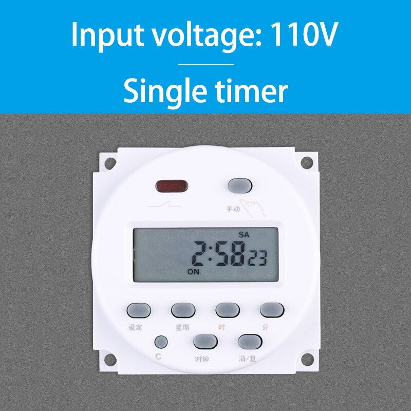 CN101A 12V/24V/110V/220V  Single and double countdown micro cycle control switch timer controller secocontrol 16A