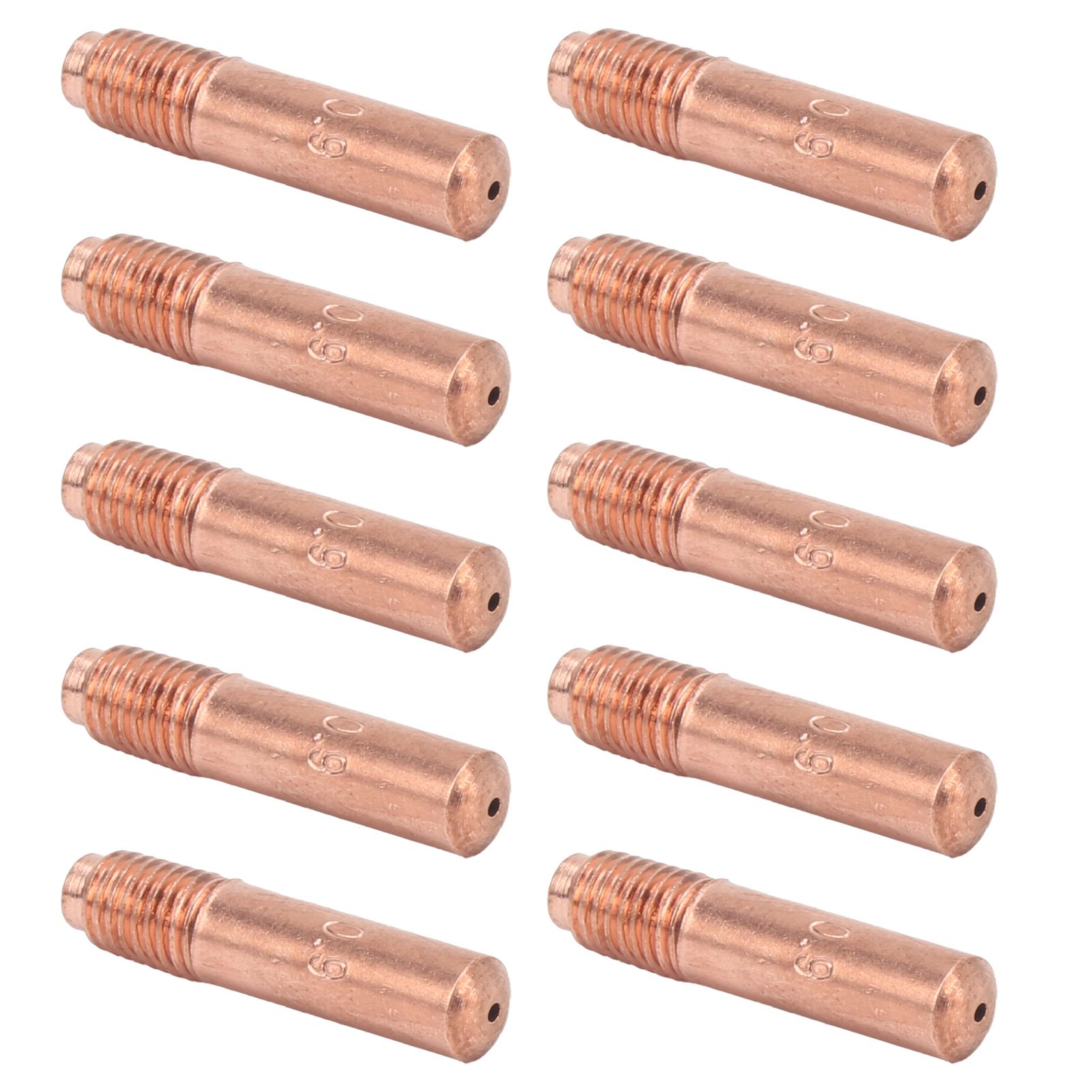 Conductive Nozzle Copper Nozzles 10Pcs For Welding Industrial