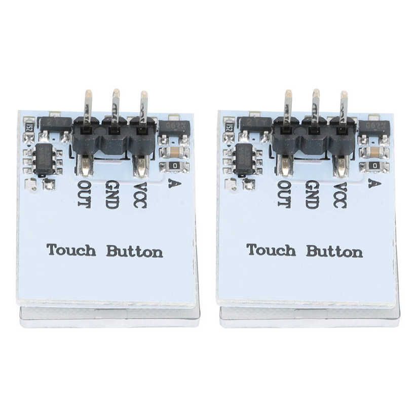 Touch Button Module 2pcs HTTM 2.7V-6V Capacitive Anti-Interference Switch