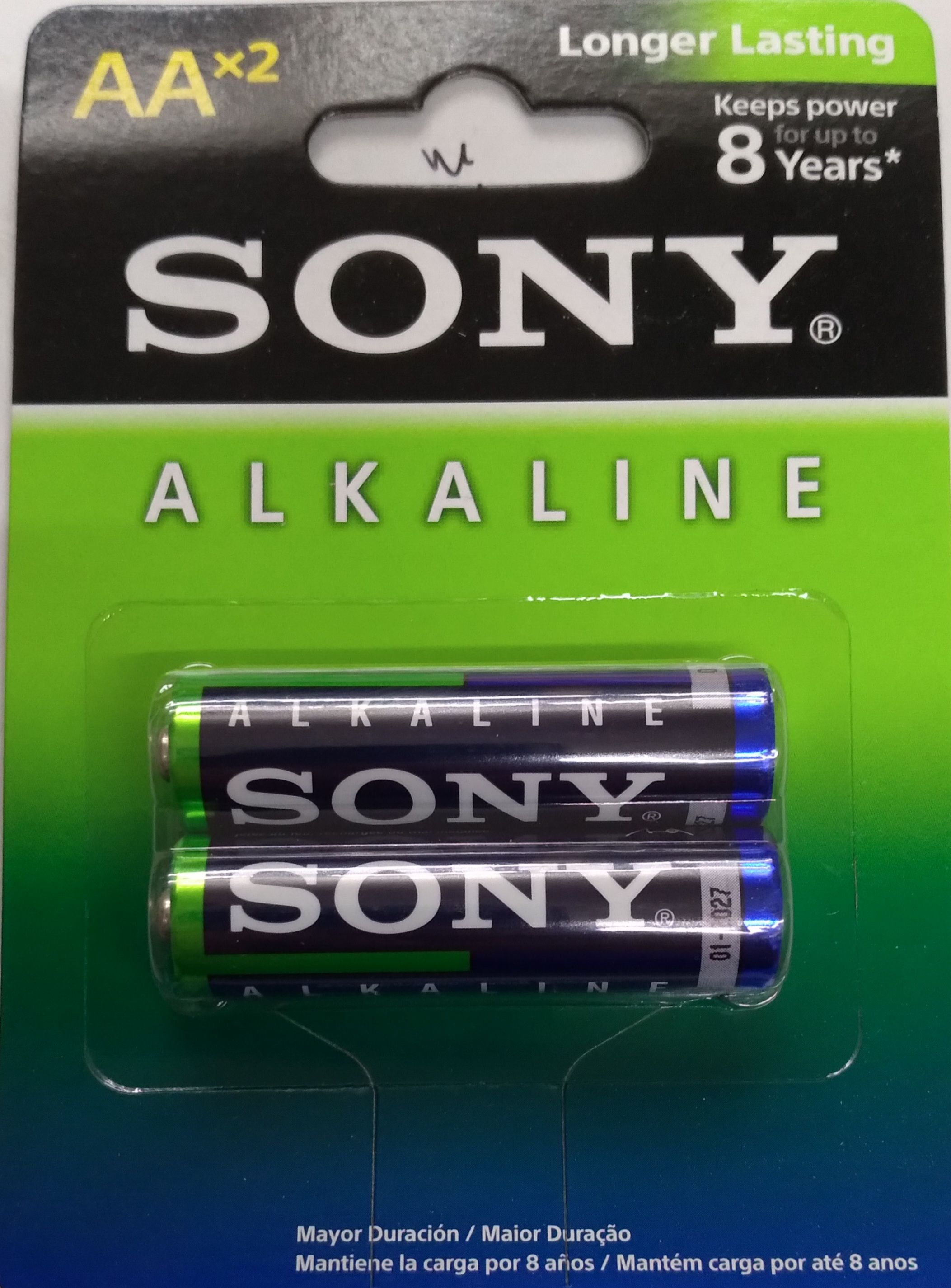 [[Super Quality]][[2pcs]][Sony-1.5V-AA-Alkaline Battery]]]]RRT