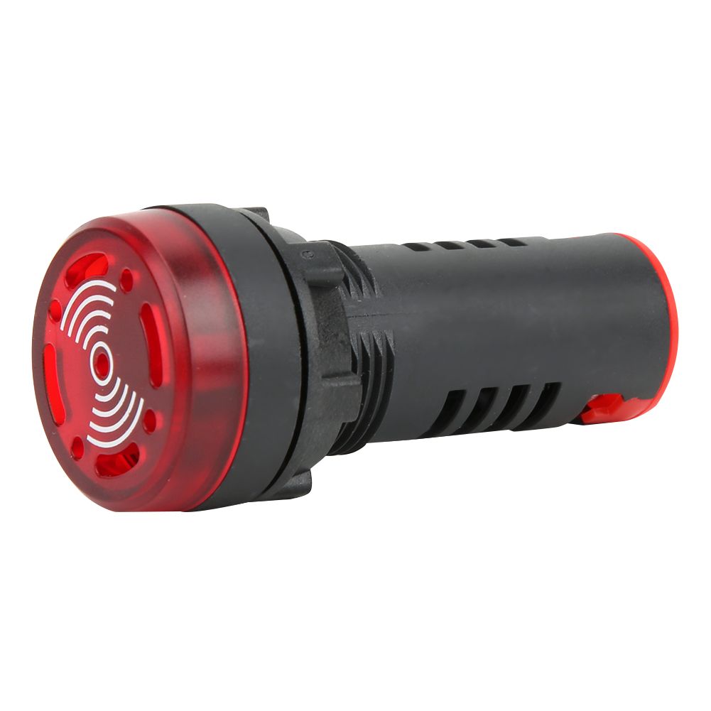 10 Pcs LED Buzzer Red Flash Alarm Indicator Lamp /DC24V Brand New