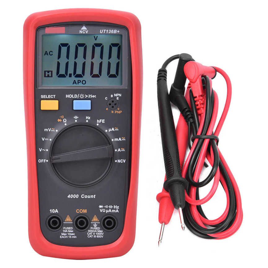 Capacitance Resistance Tester UNI-T UT136B+ Portable Automatic Range Digital Multimeter