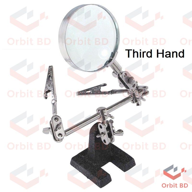 Third Hand Clamp Helping Hands Clip Tool PCB Holder Without Soldering Iron Stand