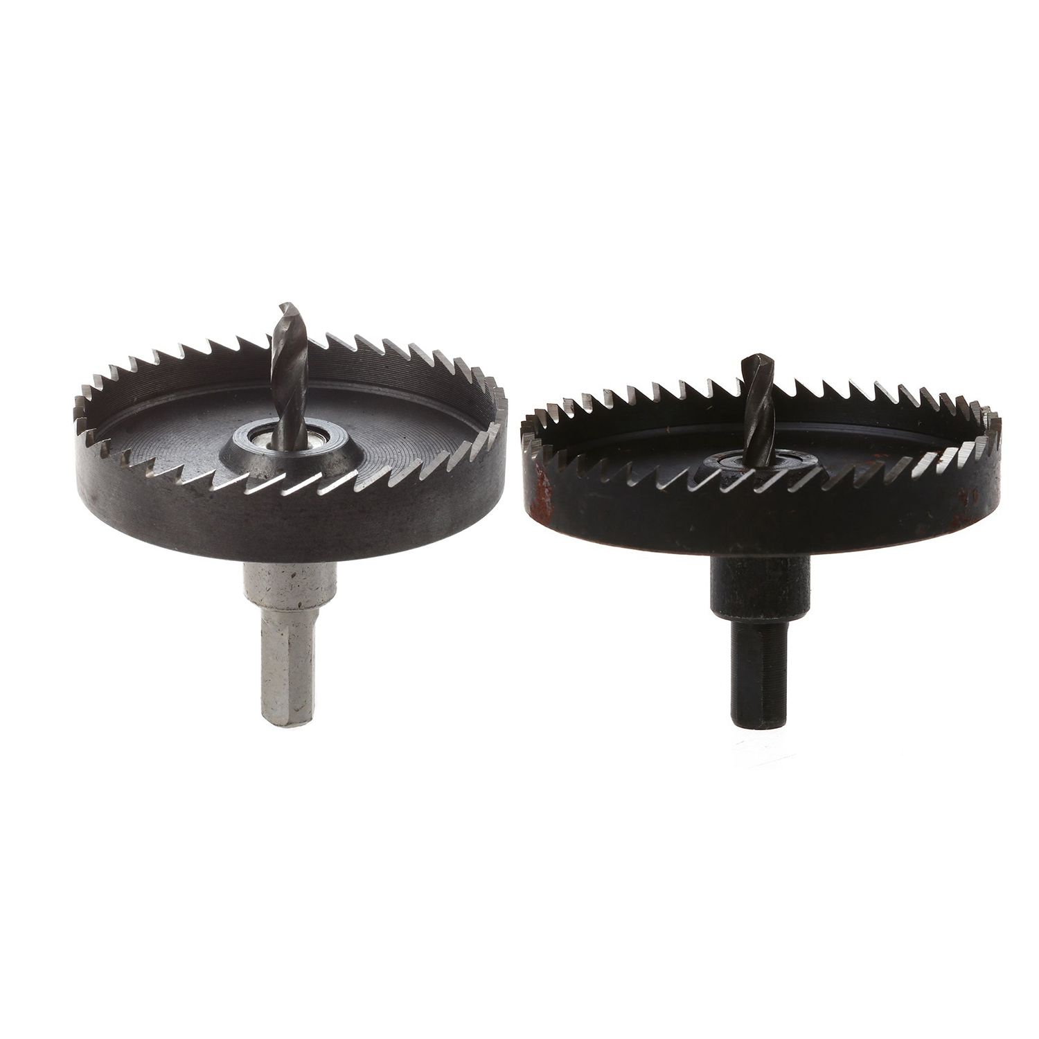 2pcs Hole Saw Tooth HSS Steel Hole Saw Drill Bit Cutter Tool for Metal Wood Alloy - 70mm & 80mm