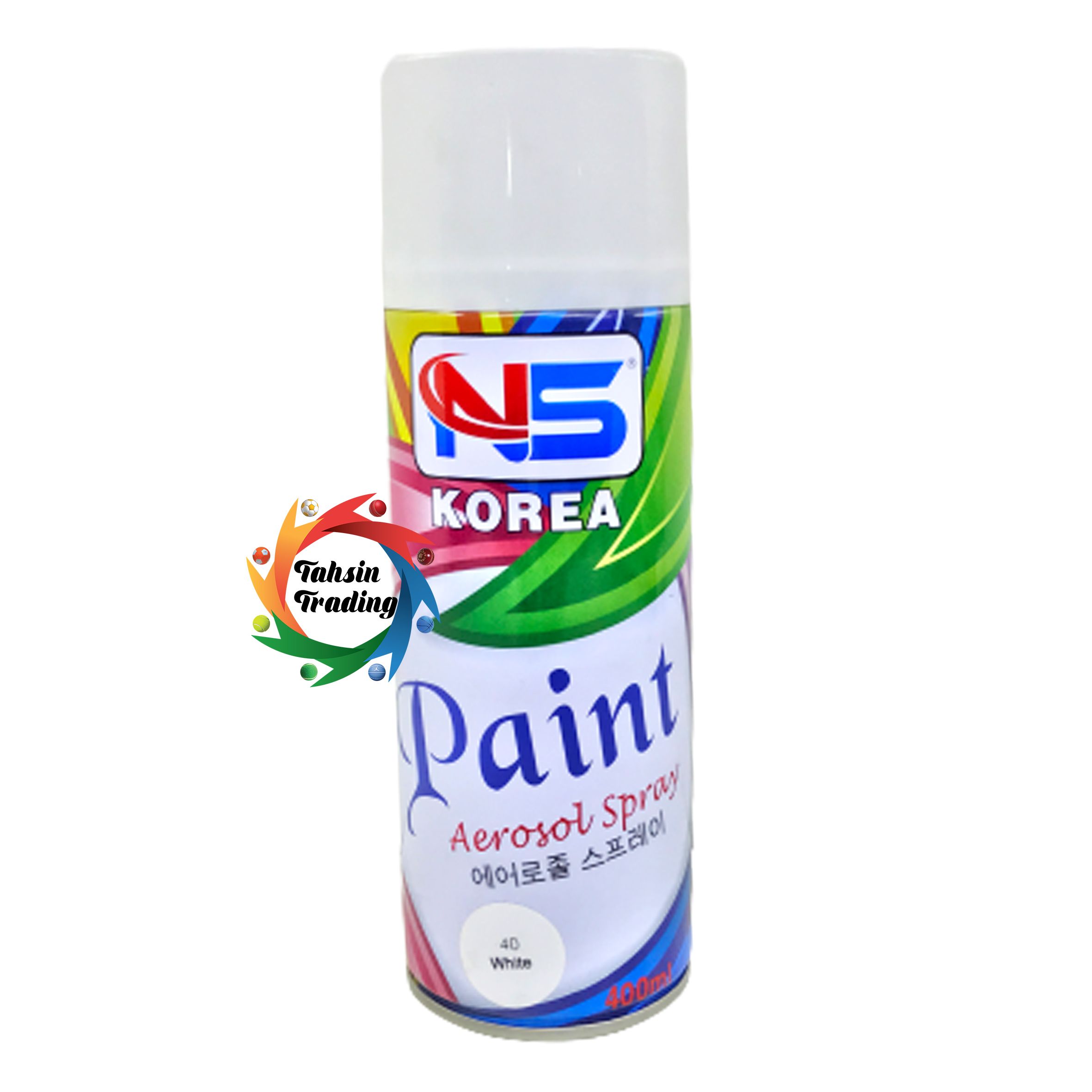 400ml - White - Color Spray Paint - Aerosol Spray